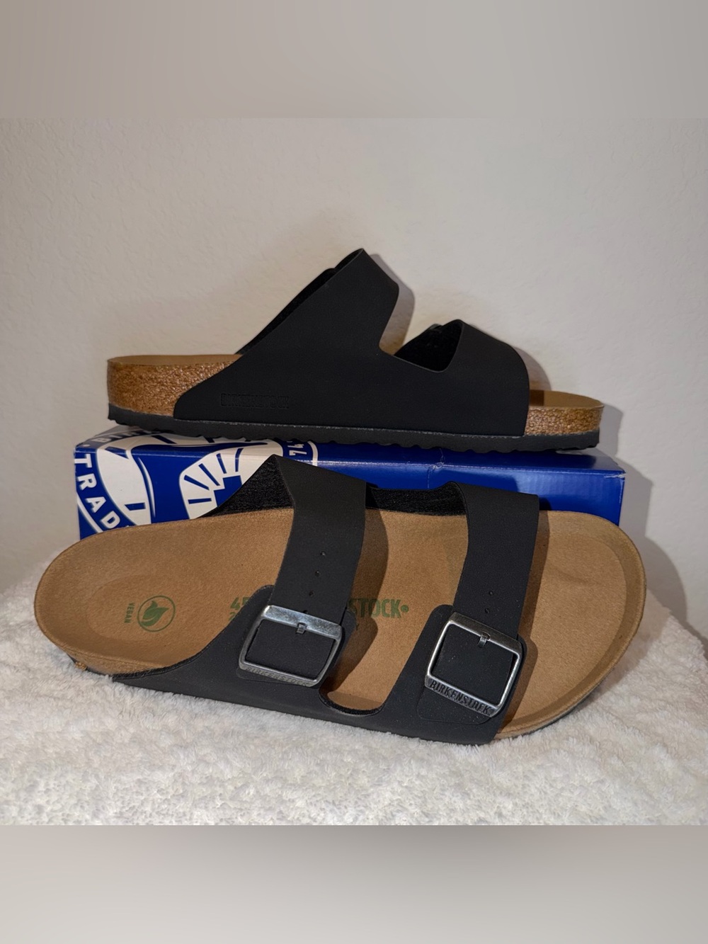 Birkenstock Arizona BS Black Double-Strap Slide
